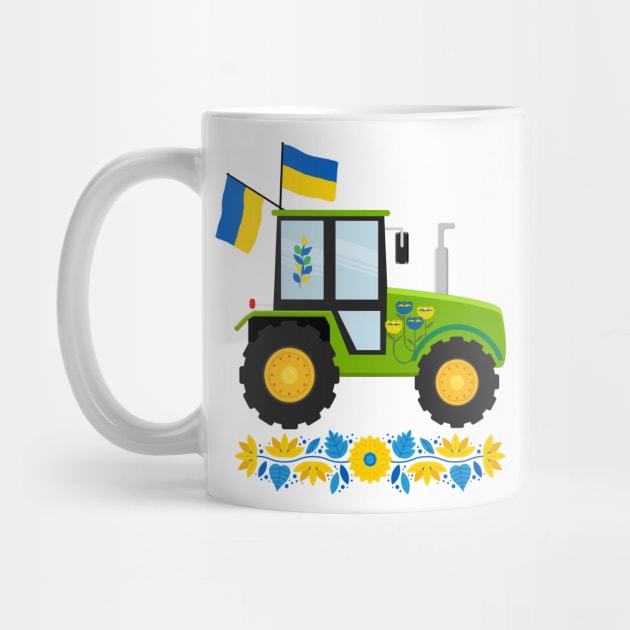 Cute Ukrainian Farm Tractor by She Gets Creative
